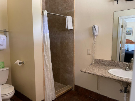 Welcome To Riverside Inn & Suites - Budget Queen Bathroom